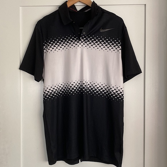 Nike size M Tiger Woods TW Mobility Majors Polo Shirt 833165-010  ⭐️⭐️⭐️… - Picture 4 of 16